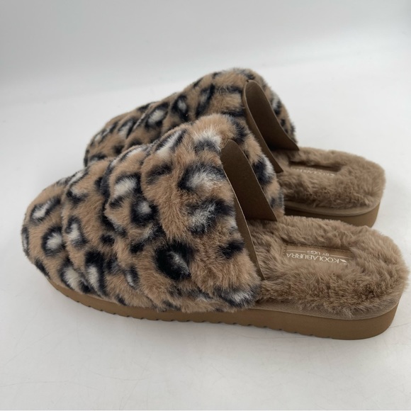 NEW! Koolaburra by UGG Women’s Starleen Abstract Leopard Fluff Slippers - Size 9 - Picture 10 of 11